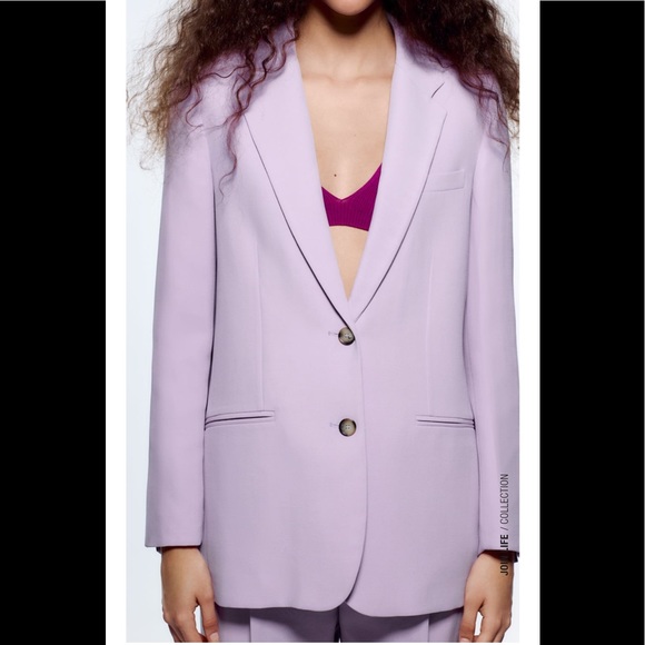 ZARA Blazer Purple - Picture 2 of 5